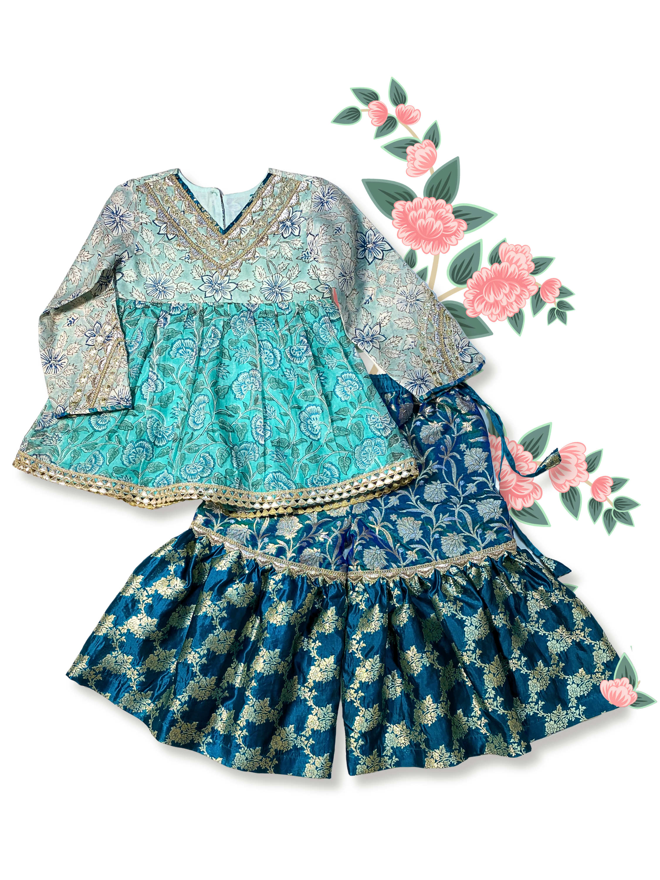 Bache ka long sales frock